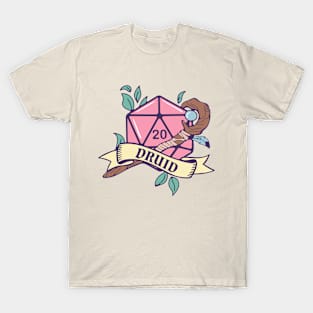 D&D Druid D20 T-Shirt